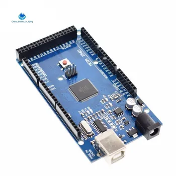 TZT Mega 2560 R3 Mega2560 REV3 (ATmega2560-16AU CH340G) Dosky NA USB Kábel kompatibilný pre arduino [Č USB line]