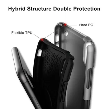 Luxusné Silný Hybridný Tvrdý Shockproof Brnenie Telefón puzdro Pre iPhone XS MAX XR X 8 7 6 6 Plus Prípadoch TPU nárazník+Pevného PC Kryt Funda