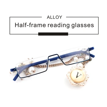 Tr90 Presbyopic Okuliare Ultra Ľahké Kovové Okuliare Na Čítanie Flexibilné Žena, Nerozbitný Zväčšovacie Presbyopic Okuliare Okuliare