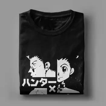 Muži T-Shirts Lovci 2019 Tees Móda Hunter X Hunter Killua Zoldyck HXH Anime Tričko okolo Krku Oblečenie Darček k Narodeninám