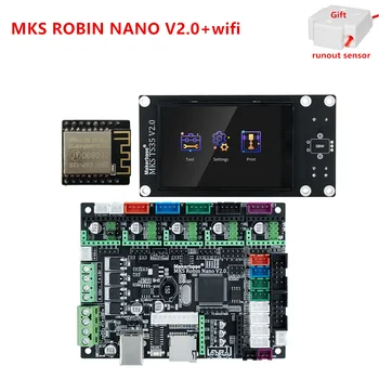 MAKERBASE MKS Robin Nano V2.0 radič riadiacej dosky TFT35 displej MKS Robin Wifi monitor tmc2209 tmc2225 stepper ovládač