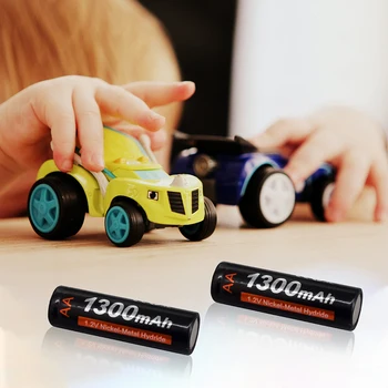 PALO AA Batérie 1.2 V Ni-MH AA Nabíjateľné Batérie LED Nabíjačky 1300MAH Batérie Pre Budík,Elektrické holiace strojčeky,Elektrické hračky