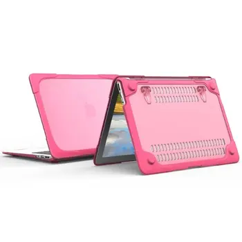 Luxusný Pevný PC TPU Shockproof puzdro Pre Macbook Air 13 13,3 palca A1466 A1369 Notebook Farba Chránič Shell so Stojanom Držiteľ