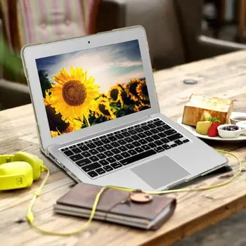 Luxusný Pevný PC TPU Shockproof puzdro Pre Macbook Air 13 13,3 palca A1466 A1369 Notebook Farba Chránič Shell so Stojanom Držiteľ