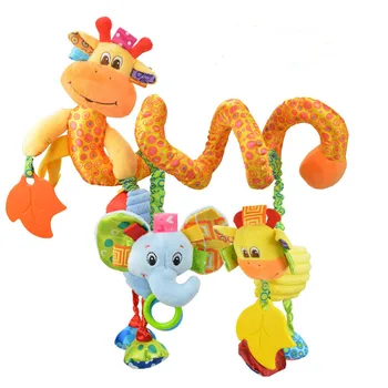 Nový Príchod Baby Hračky Roztomilý Hudobné Žirafa Multifunkčná detská Postieľka Posteľou Visí Zvon Vzdelávacie Hračky pre Deti, Hrkálky