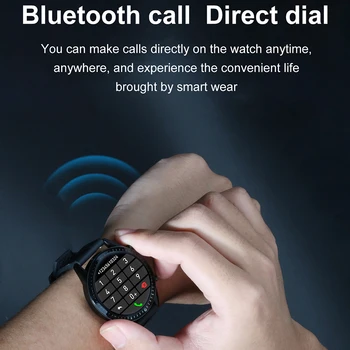 LIGE Nové 2020 Telefón Bluetooth Smart Hodinky Mužov IP67 Nepremokavé Športové Multifunkčné Fitness Hodinky Srdcovej frekvencie Tracker smartwatch