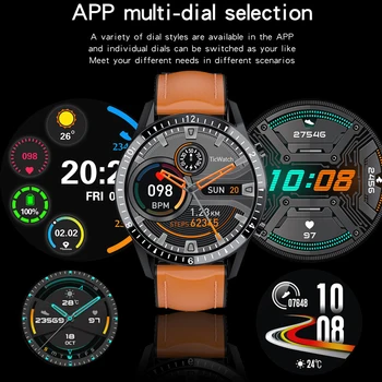 LIGE Nové 2020 Telefón Bluetooth Smart Hodinky Mužov IP67 Nepremokavé Športové Multifunkčné Fitness Hodinky Srdcovej frekvencie Tracker smartwatch