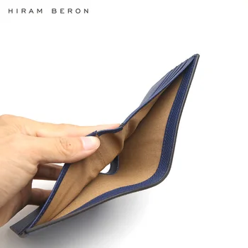Hiram Beron OSOBNÉ ZADARMO taliansky krokodíla vzor kožené peňaženky pre mužov luxusné výrobky, dropship