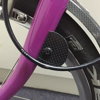 Skladací bicykel brzdovom potrubí valivé zachovaní doska pre bromton koleso bmx príslušenstvo uhlíkových vlákien