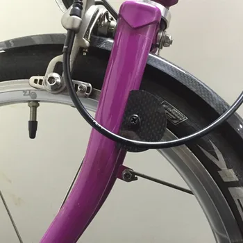 Skladací bicykel brzdovom potrubí valivé zachovaní doska pre bromton koleso bmx príslušenstvo uhlíkových vlákien