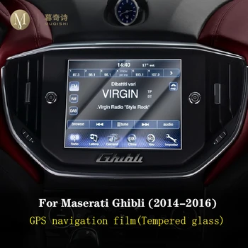 Pre Maserati Ghibli-2016 Auta GPS navigácie film na LCD obrazovke Tvrdené sklo ochranný film Anti-scratch Film Interiérové Prestavby