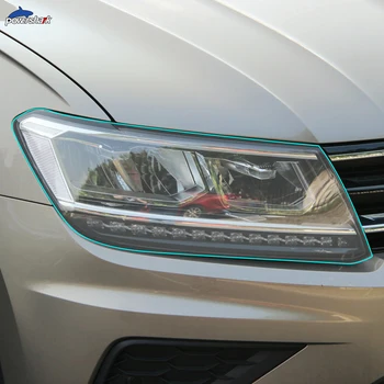 Auto Svetlometu Odtieň Black Ochranný Film zadné svetlo Transparentné TPU Nálepka Pre Volkswagen VW Tiguan 5N MK2 2017-Na Príslušenstvo