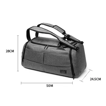 Vysoko Kvalitné Fitness Bag Veľkú Kapacitu Multi-Funkčné Mokré A Suché Oddelenie Telocvični Unisex Batoh Prenosné Cestovné Batožiny Taška