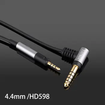 4.4 mm/2,5 mm VYVÁŽENÝ Zvukový Kábel Pre -Sennheise HD595/558 /518 /598 Cs SE SR HD599/569/579 2.30 som 2.20 S 2.30 g slúchadlá