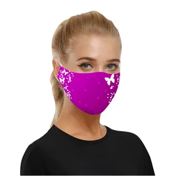 Muži Ženy Móda Motýľ Tlače, Masku na Tvár Vonkajšie Prachotesný Haze Ochranné Masky Opakovane Umývateľný Masky Filtra Maska Masque 1PC
