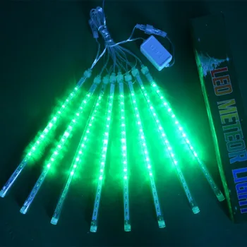Led Meteor Svetlá Nepremokavé Sprchový Dážď 8 Trubice LED Reťazec Svetlá 30 CM Strom Záhradné Dekorácie EÚ a USA, UK, Zapojte Dovolenku Osvetlenie