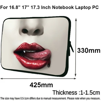 Vytlačí 17 Palcový Počítač Príslušenstvo 17.3 16.8 Notebook Chromebook Prípade Kryt Tašky Pre MSI Lenovo Ideapad Macbook Ženy Móde 2020