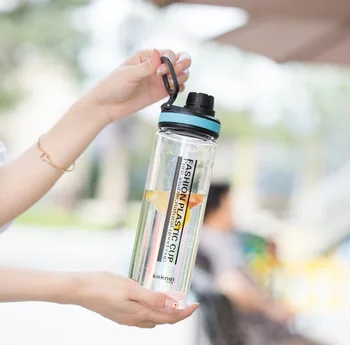 Veľké 800ml Priestor fľaša na vodu šport nápoj fľaša Vonkajšie Cestovná fľaša na pitie Nepresakuje BPA free