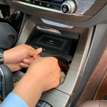 15W auto QI bezdrôtová nabíjačka pre BMW X3 G01 X4 G02 2018 2019 2020 rýchle nabíjanie doska panel telefón držiak na príslušenstvo pre iPhone 8