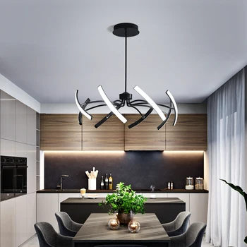 Nordic LED Luster Osvetlenie Obývacia Izba Lampa reštaurácia / spálňa lampa domov tvorivé lustre
