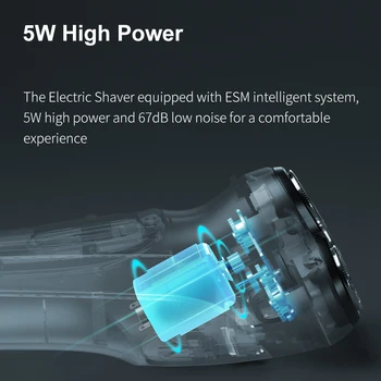 ENCHEN Blackstone Elektrické Tvár Holiaci strojček Holiaci strojček s možnosťou čepeľ Pre Mužov 3D Plávajúce blade USB Nabíjateľné Holenie Brady Stroj