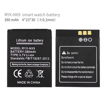 OCTelect RYX-NX9 batérie+2 kryt+ popruh pre inteligentné hodinky telefón 380mAh batérie pre RYX-NX9