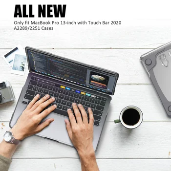 Crystal\Matte puzdro Pre Apple Macbook Pro 13-palcový S Dotyk Bar 2020 Notebook Prípad Pre Mac book New Pro 13 A2251 A2289 A2179+Darčeky