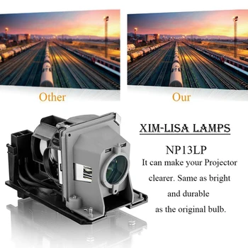 Podporu! NP13LP NP18LP Projektor Lampa S Bývaním pre NEC NP110, NP115, NP210, NP215, NP216, NP-V230X, NP-V260 Projektory