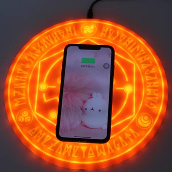 Univerzálny Magický Kruh Bezdrôtovú Nabíjačku Qi Bezdrôtový Rýchlo Rýchlu Nabíjačku Pad pre iPhone X XS 8 Samsung Xiao Redmi Huawei Honor