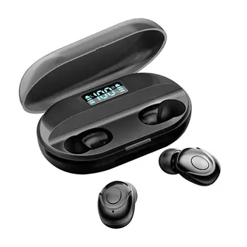 BONY Plnenie Box Bezdrôtové Slúchadlá 6-8D Stereo Športové Vodotesné Slúchadlá Slúchadlá S Mikrofónom Bluetooth 5.1 Slúchadlá