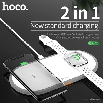 HOCO 3 v 1 Qi Bezdrôtovú Nabíjačku Pad pre iPhone 11 pro X XS Max XR pre Apple Hodinky 4 3 2 Airpods 10W Rýchle Nabitie Pre Samsung S10