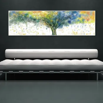 Moderné umelecké maľovanie na stenu obrázok, dekoratívne umenie, maliarske plátna nástenné art obývacia izba a plagát, obraz art print strom bez rámu