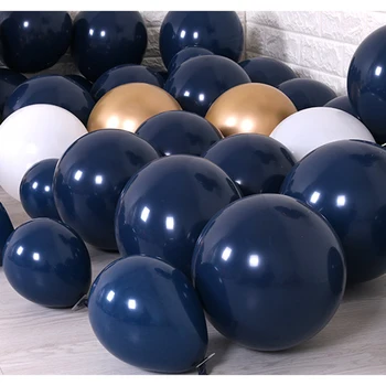 12inch Námorníckej Modrej Balóny Latexové Tmavo Modrá Ballon Narodeniny, Výročie Svadby, Party Deti Dekorácie Baby Sprcha Dodávky