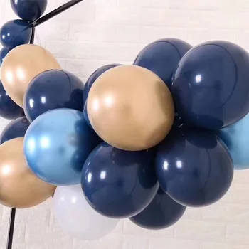 12inch Námorníckej Modrej Balóny Latexové Tmavo Modrá Ballon Narodeniny, Výročie Svadby, Party Deti Dekorácie Baby Sprcha Dodávky