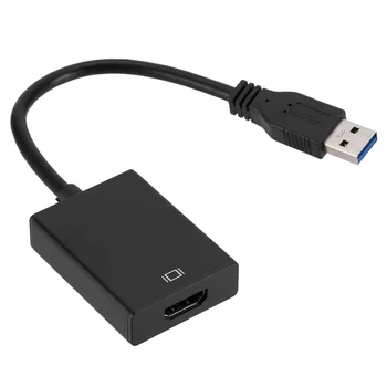 Externé Video Card Multi Monitor Adapter USB 3.0 na 1080p HDMI Adaptér USB Typu A Samec na HDMI Žena Externej grafickej Karty