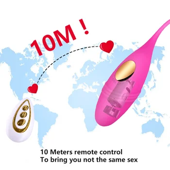 Diaľkové Ovládanie Vaginálne Guľôčky Vaginálny Vibrátor Tesný Cvičenie Bezdrôtový Vibračný Bullet Vajcia Kegel gule Dospelých, Sexuálne Hračky pre Ženy
