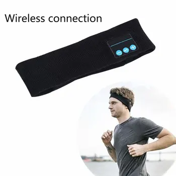 Bezdrôtové Slúchadlá Bluetooth Športové Hlavový Most Hifi Slúchadlá Stereo Headset Spánku Očná Maska Prehrávač S Mic