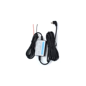 12/24V 5V 2.5 micro USB hardwire auta Dvr napájací adaptér kábel pre prístrojový panel cam D30/V20/V28 ochrany nízkeho napätia 3M