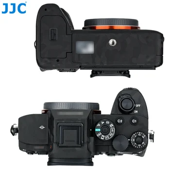 JJC Fotoaparát Telo Nálepky Ochranný Film Pokožky Auta pre Sony a7RIV a7R IV A7R4 Pokožky Kamery Príslušenstvo Ochranu, Tieň Čierna
