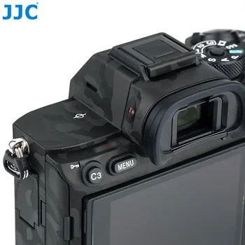 JJC Fotoaparát Telo Nálepky Ochranný Film Pokožky Auta pre Sony a7RIV a7R IV A7R4 Pokožky Kamery Príslušenstvo Ochranu, Tieň Čierna