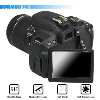 2 Balenia Pôvodného 9H Tvrdené Sklo LCD Screen Protector Pre Canon EOS M3 M5 M6 M10 M 3 PALCOVÝ LCD Obrazovka Fotoaparátu Film