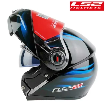 LS2 FF370 Flip up Motocyklové prilby dual štít s vnútorné slnečné šošovky modulárny moto racing prilby ECE schválené motorky prilby