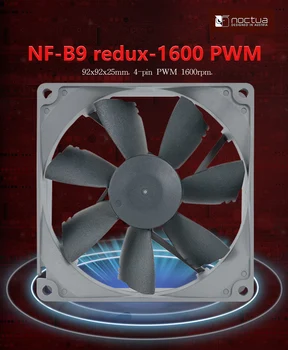 Noctua NF-B9 redux-1600 PWM 92x92x25mm Výpočet chladiaci ventilátor 12V 3pin /4pin 90 mm PWM pokojnej Pre Prípad Chladenie CPU chladiča Ventilátor