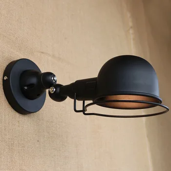 Nastaviteľné Rameno Retro Nástenné Svietidlo Vintage Domov Osvetlenie LED Edison Loft Priemyselné Stenu Sconce Appliques Murale Porovnanie