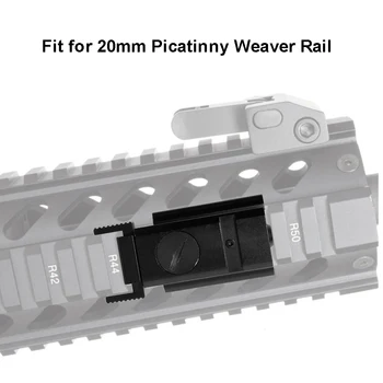 Taktické Red Dot Laserový Zameriavač Rozsahu s Tlakový Spínač Puška Pištole Rozsah Fit 20 mm Picatinny Weaver Airsoft Lov Príslušenstvo