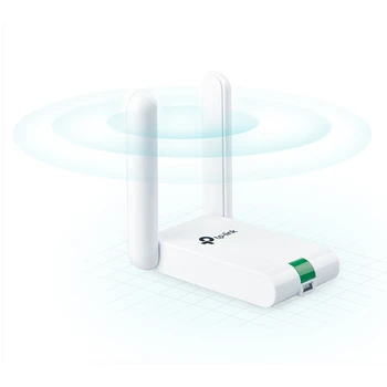 USB WiFi adaptér TP-LINK TL-WN822N Wireless N 300Mbps, vysoká citlivosť, 2 antény 3dBi, 1,5 m kábel, siete, WPS, QSS