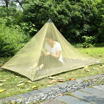 Polyester Outdoor Camping Pohľadu Anti-Ochranných Sietí Proti Komárom Ľahký Silnej Cestovanie, Camping Jeden Komár Hojdacia Sieť Stan