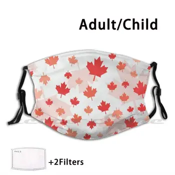 Kanadský Javorový List Vlajka Masku na Tvár Masku DIY Umývateľný Filter Pm2.5 Úst Trendov V Bezpečí, Nosiť Každý Predaj, Darovanie