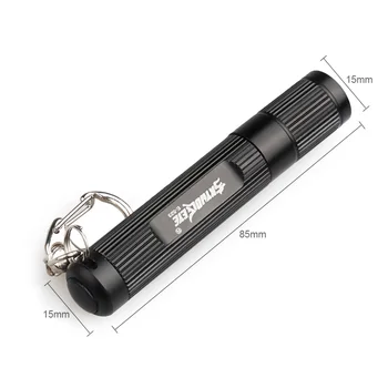 Mini 3* AAA Keychain LED Baterka 600 Lúmenov Malé Svietidlo 3 Režimy prívesok na Keyring Horák, Prenosné, Nepremokavé Penlight