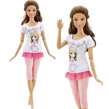 Ručné 10 Ks/Set Módny Dizajn Šaty Vybavy Ušľachtilý Party Šaty Bežné Nosenie Oblečenie pre Bábiku Barbie Príslušenstvo Deti Dom Hračka